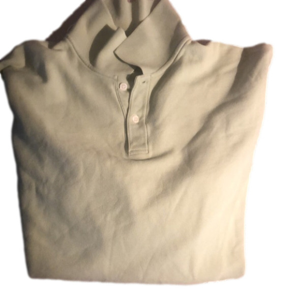 L.L  Bean Men’s Lime Long Sleeve Polo Shirt Size L Tall - Picture 10 of 10